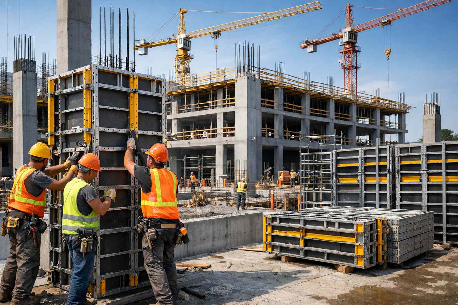 Alquiler y venta de encofrados: soluciones clave para acelerar la construcción moderna