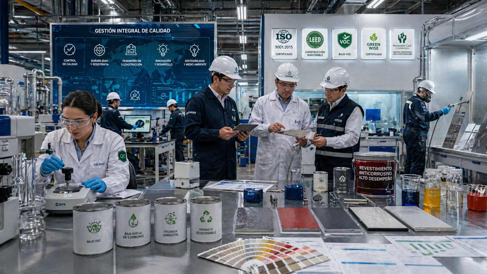 Gestión integral de calidad y certificaciones: el valor que define el rendimiento en pinturas y revestimientos