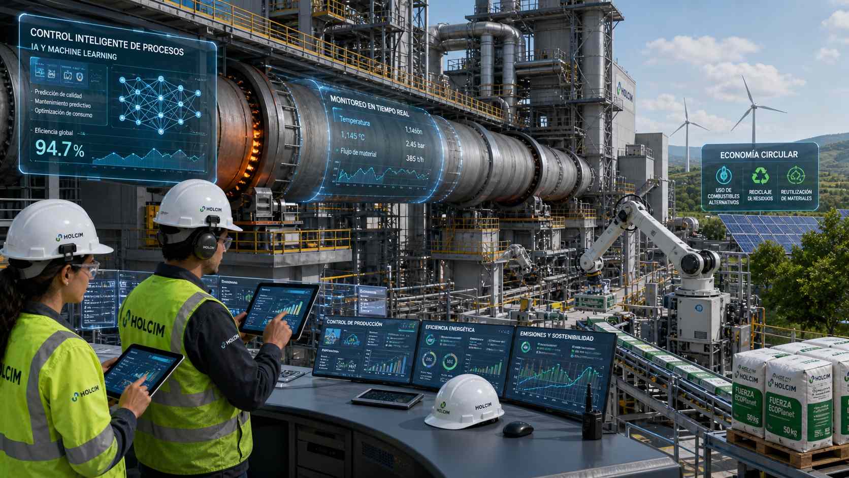 Innovación en procesos productivos: eficiencia en la fabricación de cemento