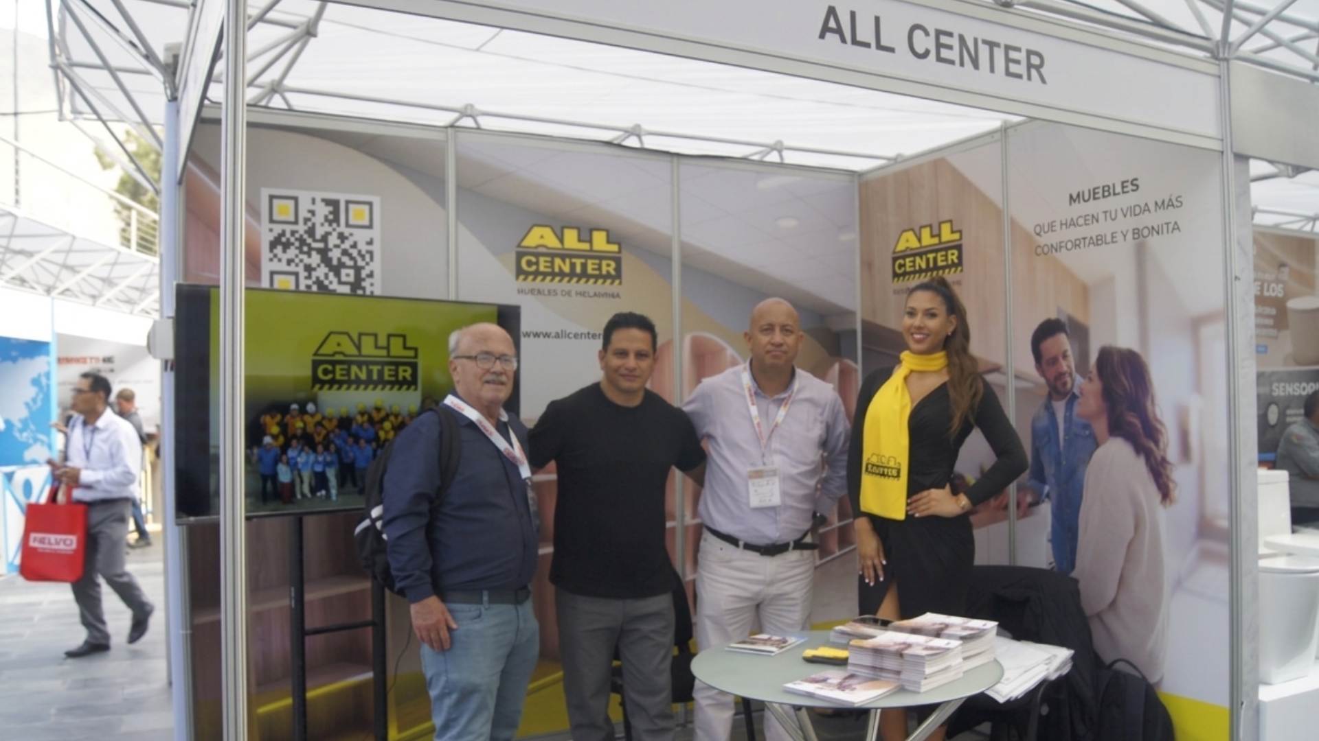 ALL CENTER destacó soluciones en melamina y diseño funcional durante EXPOCONSTRUCTIVO