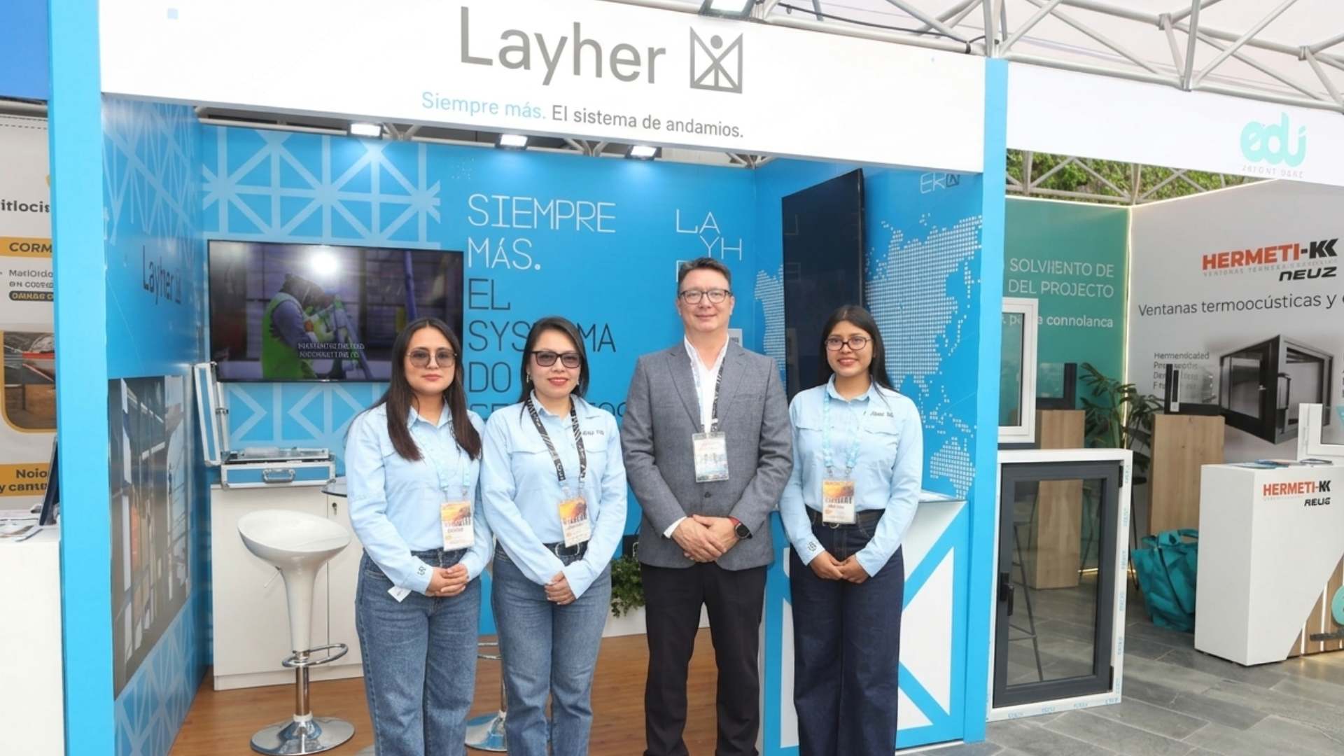 LAYHER en EXPOCONSTRUCTIVO: tecnología que conecta el modelo digital con la ejecución en obra