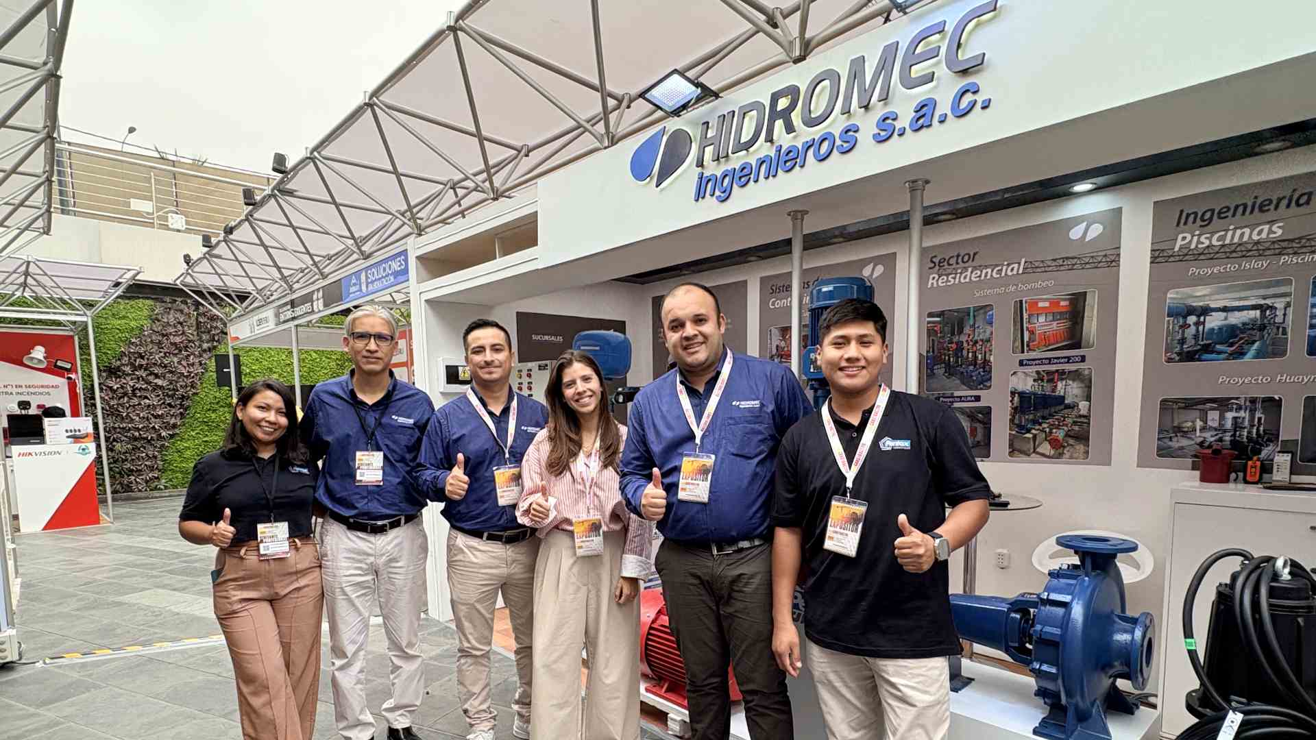 HIDROMEC fortalece su presencia en EXPOCONSTRUCTIVO y presenta soluciones hidráulicas integrales para el sector construcción